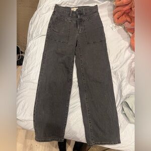 Madewell Charcoal High-Rise Jeans